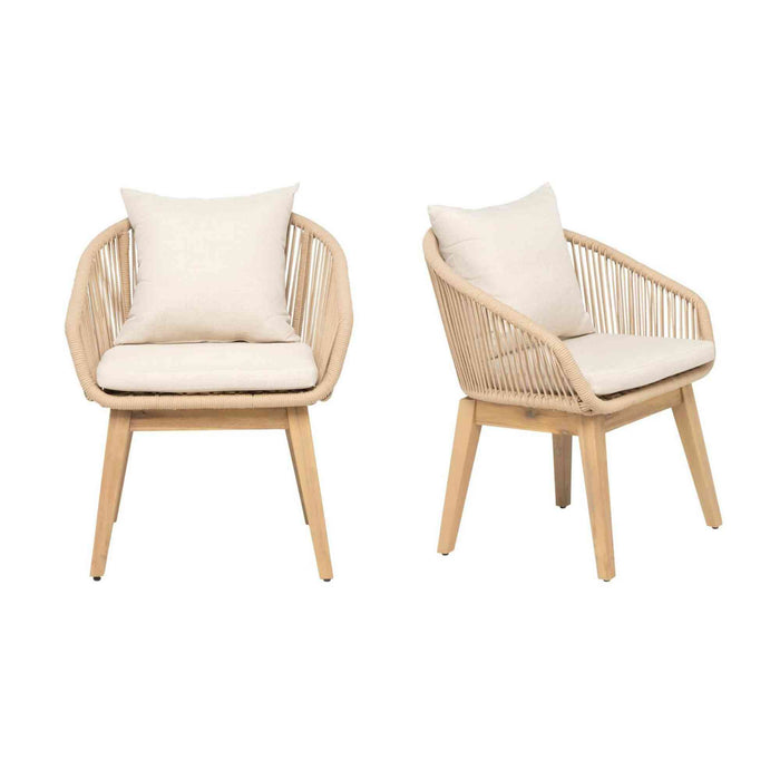 Panama Jack Set of 2 Cabo Dining Armchairs