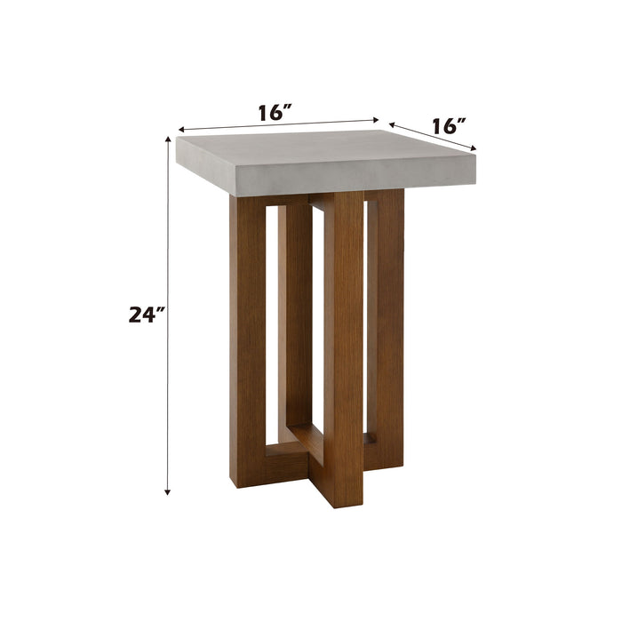 Keven - Faux Concrete Top Table