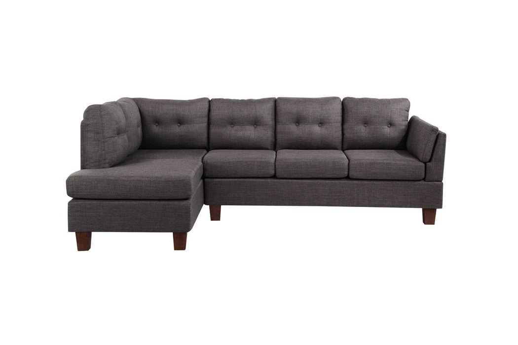 Dalia - Linen Modern Sectional Sofa With Left Facing Chaise