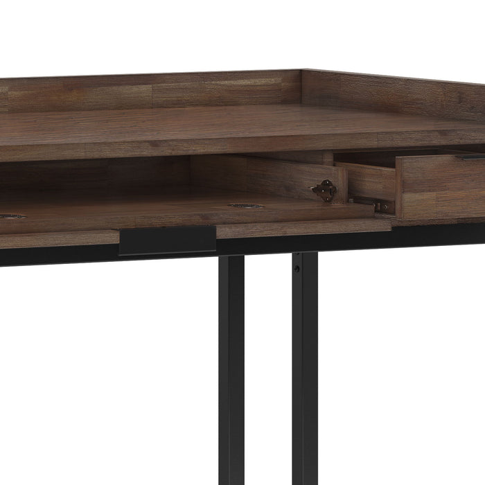 Milverton - Desk - Rustic Natural Aged Brown