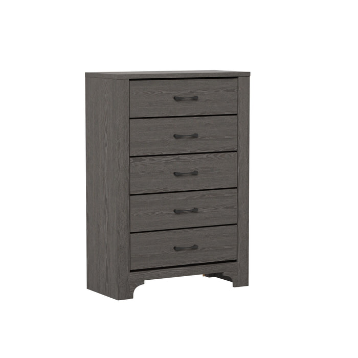 Junipe - 5 Drawer Chest - Brown