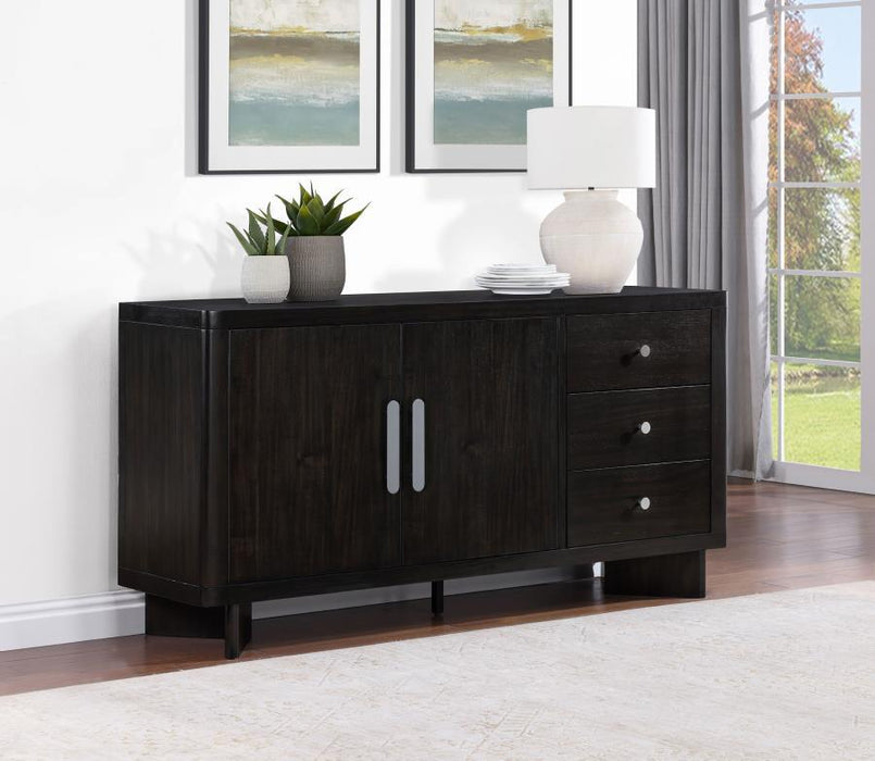 Hathaway - 3 Drawer Dining Buffet Sideboard - Acacia Brown