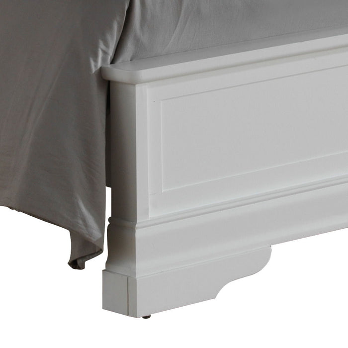 Sleigh Bed With Low Footboard