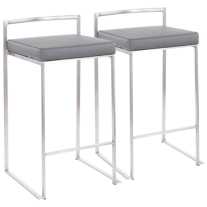 Fuji - Contemporary Elegant Stackable Counter Stool Set