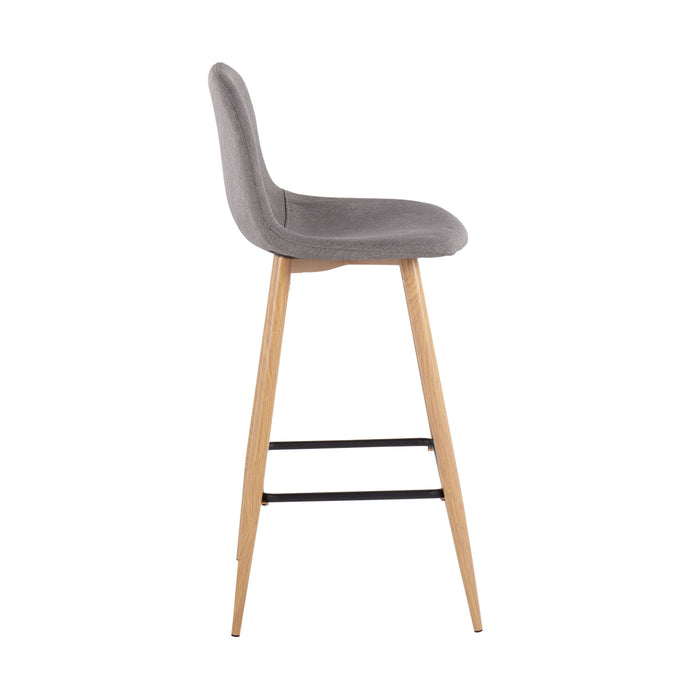 Pebble - Mid Century Modern Barstool (Set of 2)