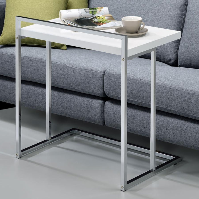 Dani - Rectangular C-Shaped Sofa Side Table