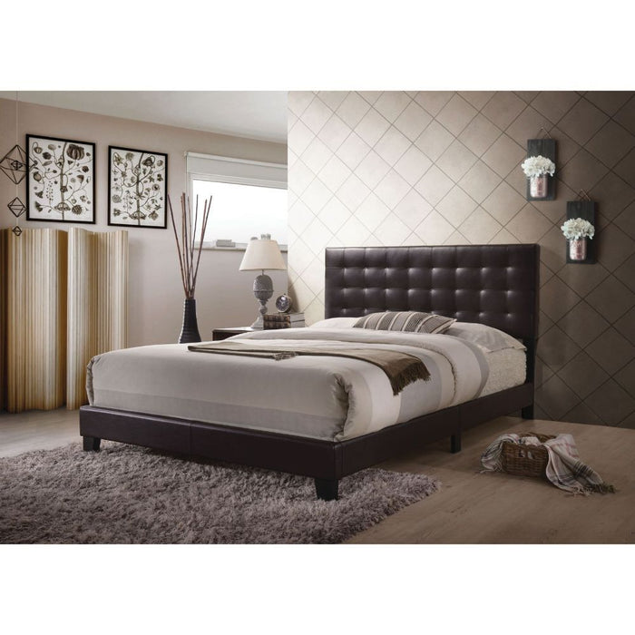 Masate - Cama Queen-size - Espresso PU