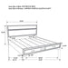 Miranda - 2-Drawer Storage Bed Bedding & Furniture Discounters