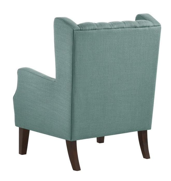 Irwin - Linen Button Tufted Wingback Chair