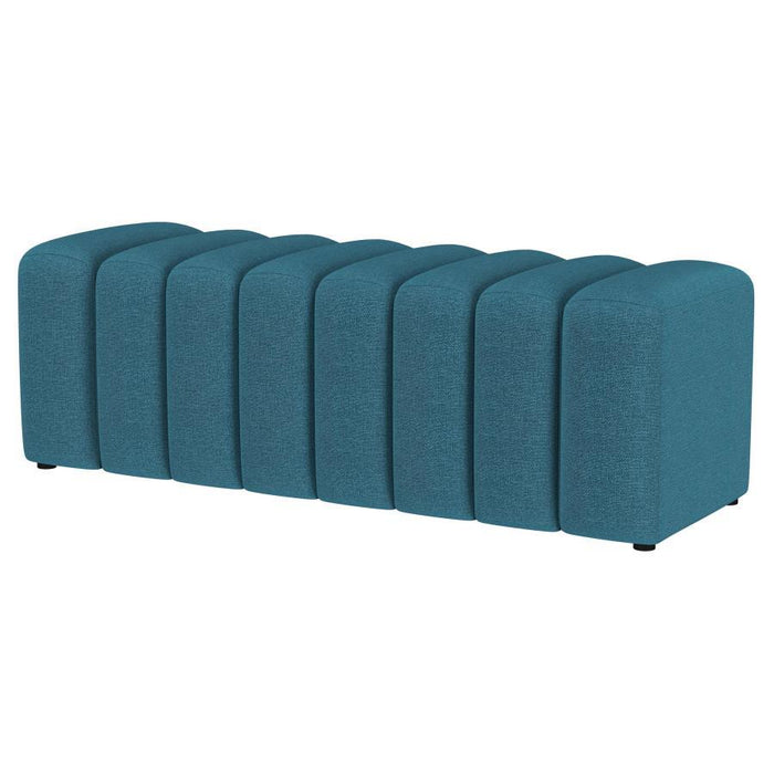 Summer - Upholstered Channel Tufted Accent Bench