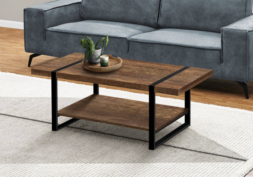 Coffee Table, Accent, Cocktail, Rectangular, Living Room, Contemporary, Modern - Brown