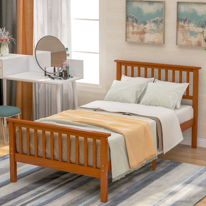 Platform Bed With Headboard And Footboard