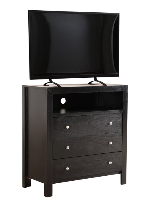 Elegant Transitional Media Chest