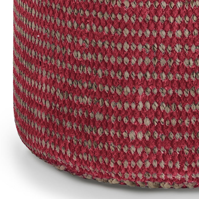 Larissa - Round Braided Pouf