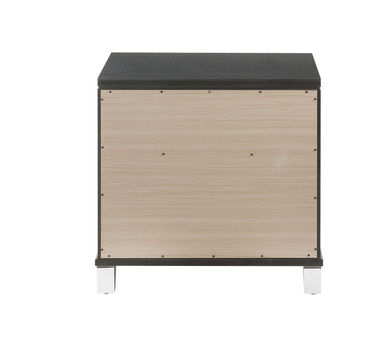 Sawyer - Metallic Nightstand - Gray