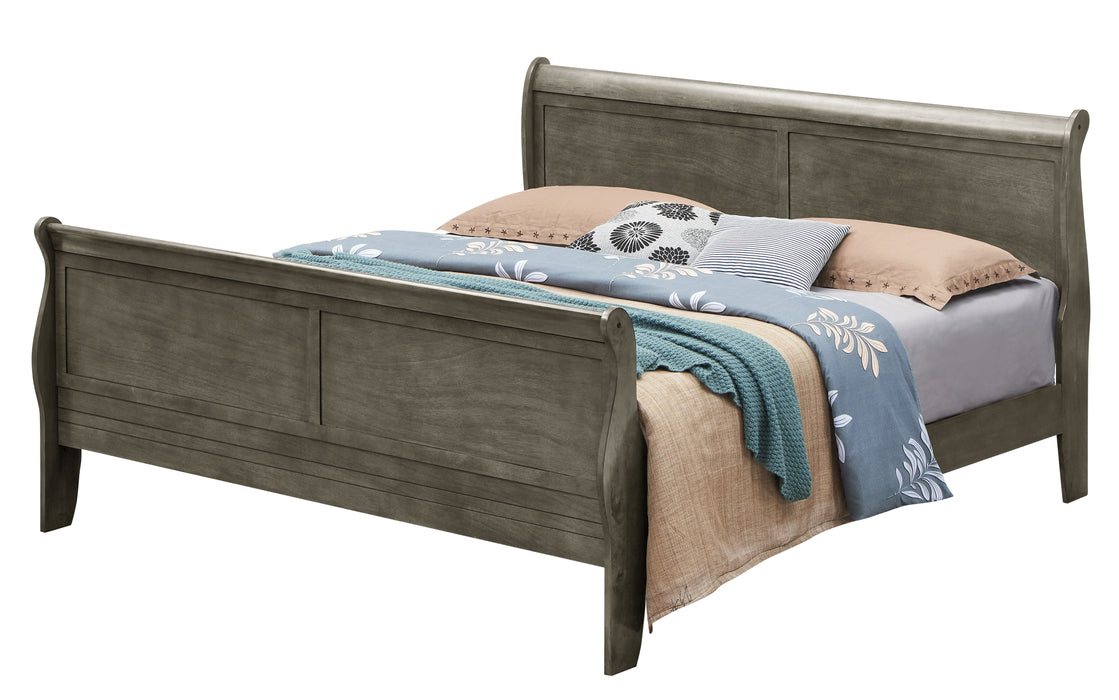 Panel Sleigh Bed