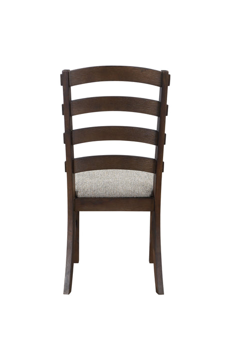 Pascaline - Rustic Side Chair (Set of 2) - Gray / Brown