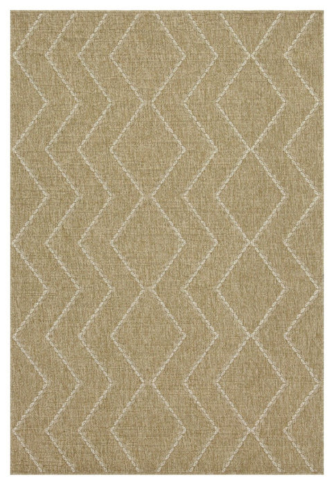 Earth - Indoor / Outdoor Area Rug - Jute / White