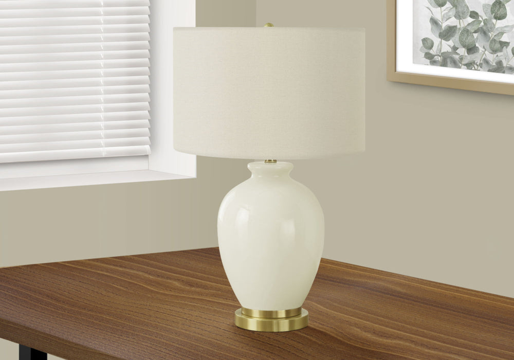 Transitional Lighting, Table Lamp - Cream