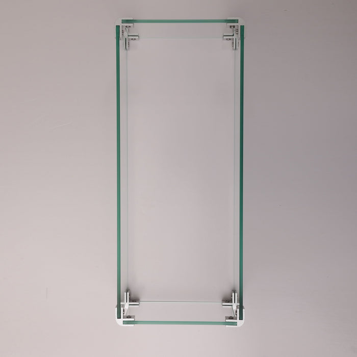 Glass Wind Gurad Square Glass Windshield For Fire Table