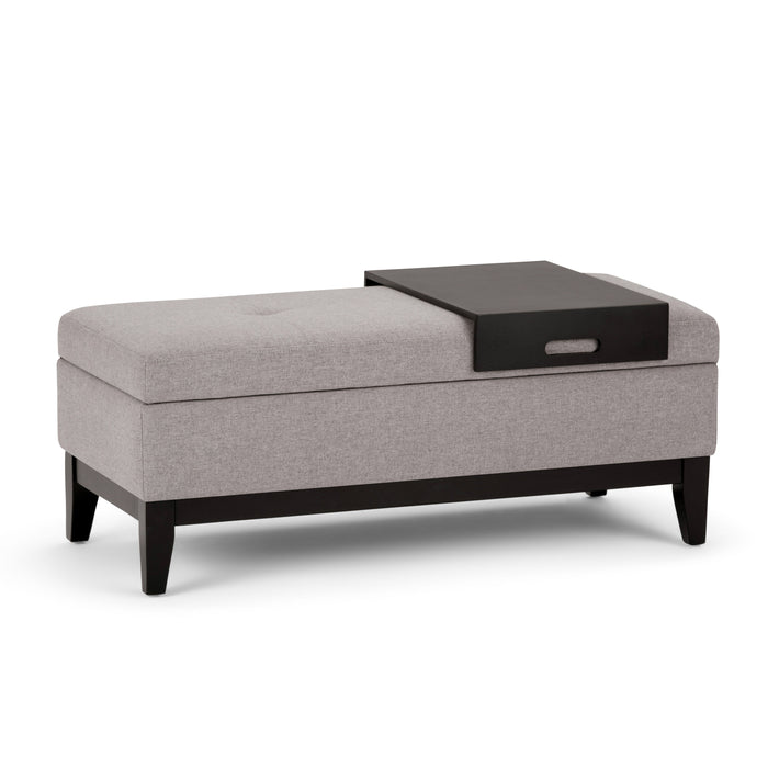 Oregon - Storage Ottoman Bench with Tray