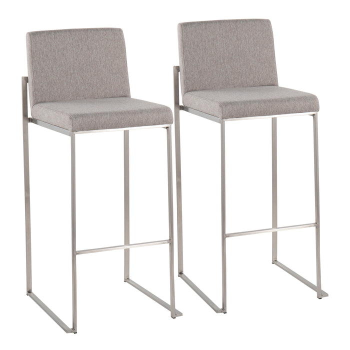 Fuji - Contemporary And Modern Elegance High Back Barstool