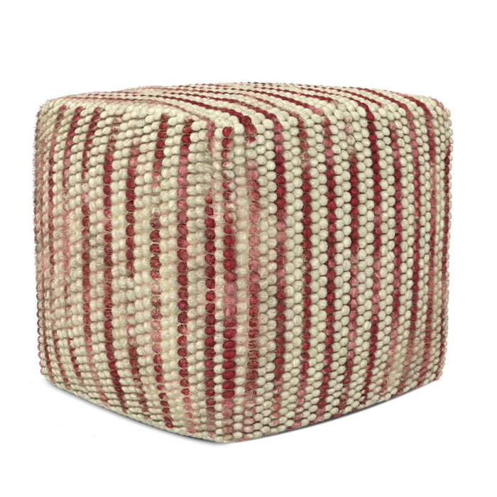 Zoey - Woven Cube Pouf