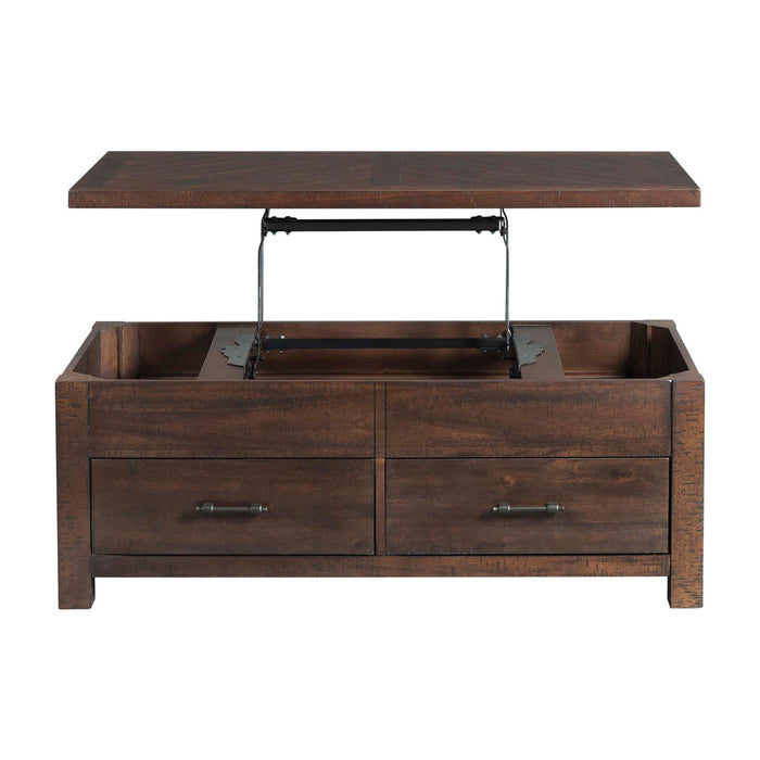 Jax - Lift Top Coffee Table - Dark Walnut