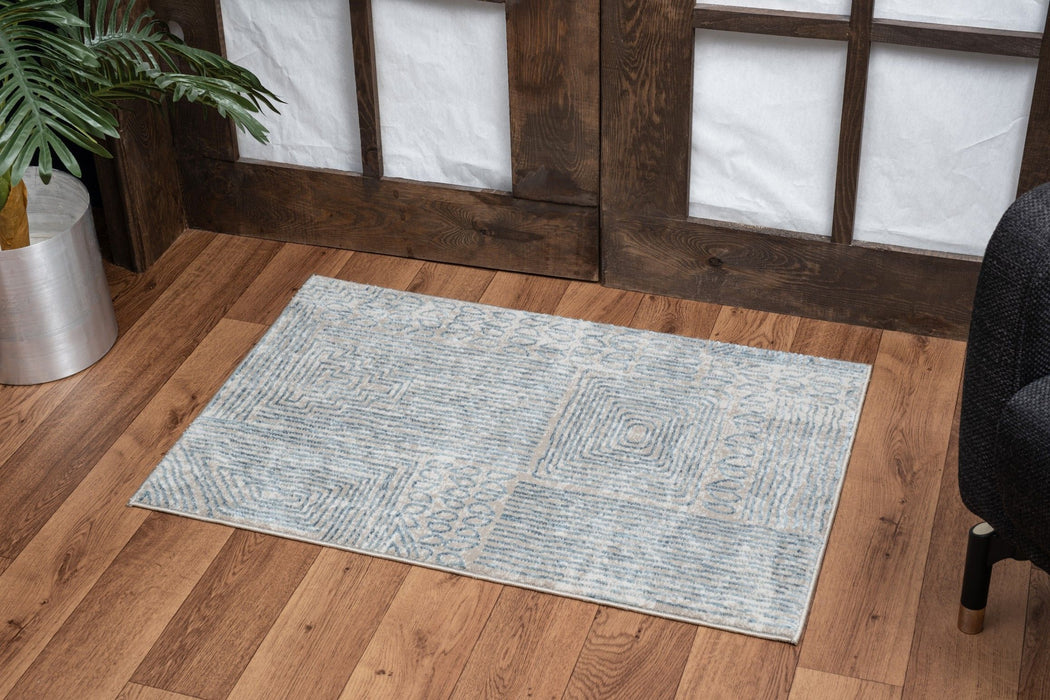 Elegance - 2' X 3' Area Rug - Blue / Polyester