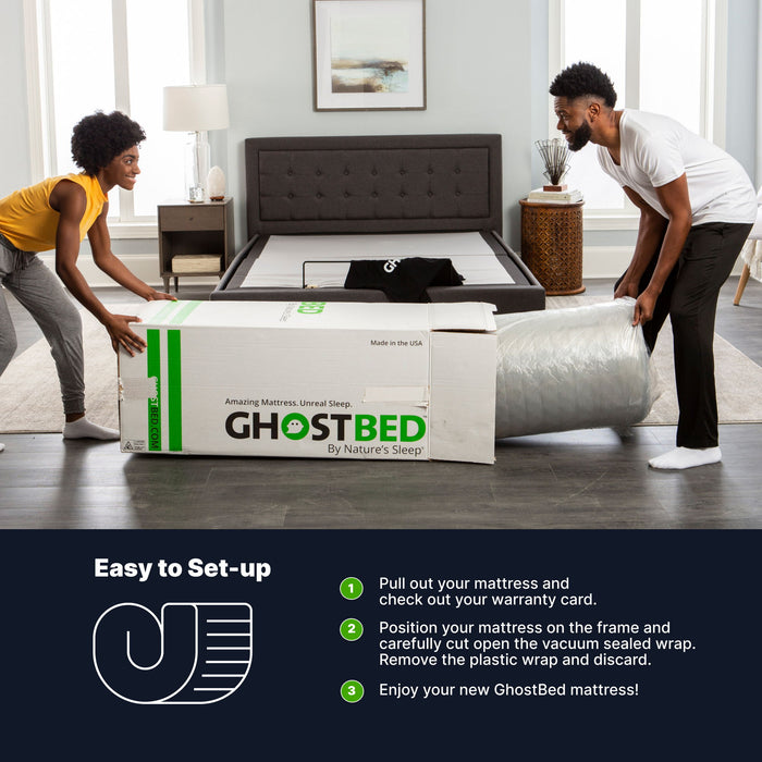 GhostBed - 14" Memory Foam Mattress