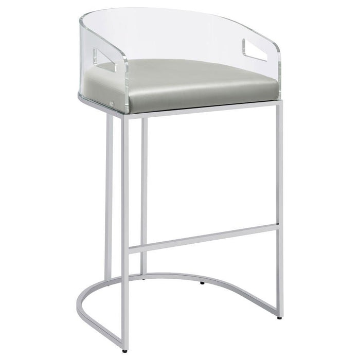 Thermosolis - Acrylic Back Stools (Set of 2)