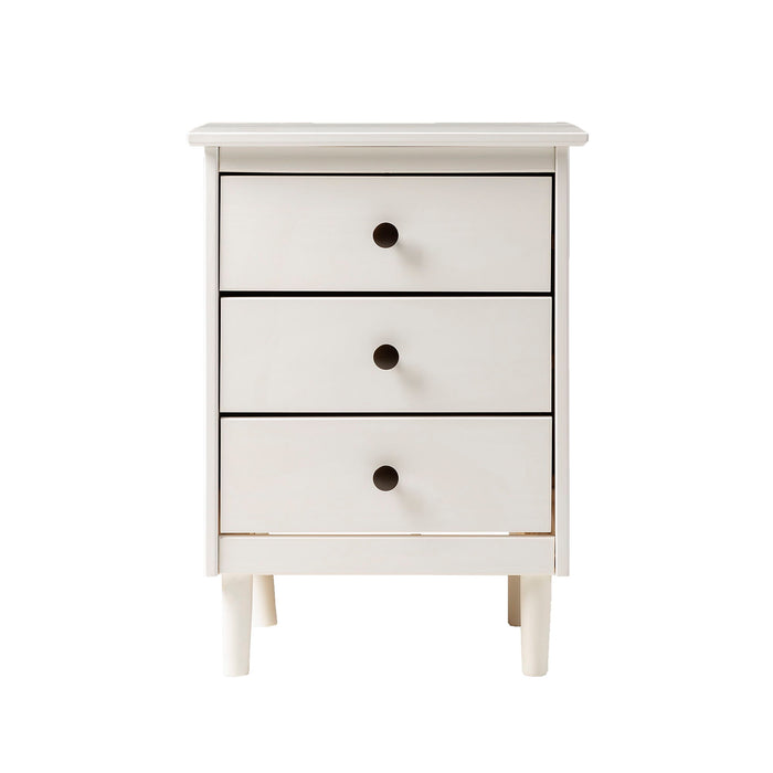 Classic 3 Drawer Solid Wood Nightstand