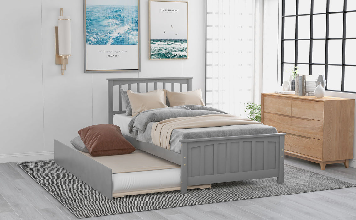 Platform Bed & Trundle