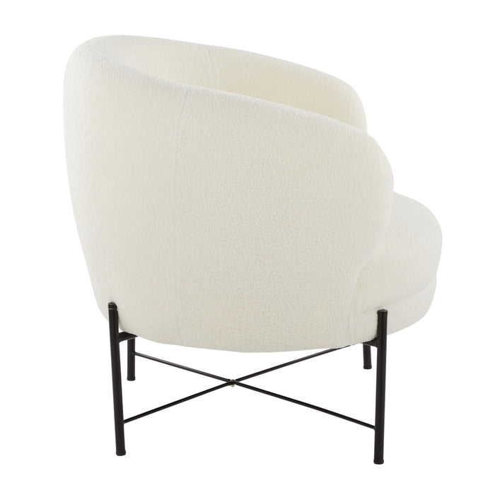 Chloe - Contemporary Chair - Black / White