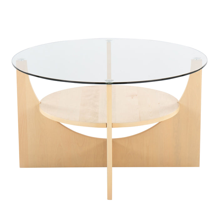 U - Shaped Contemporary Coffee Table