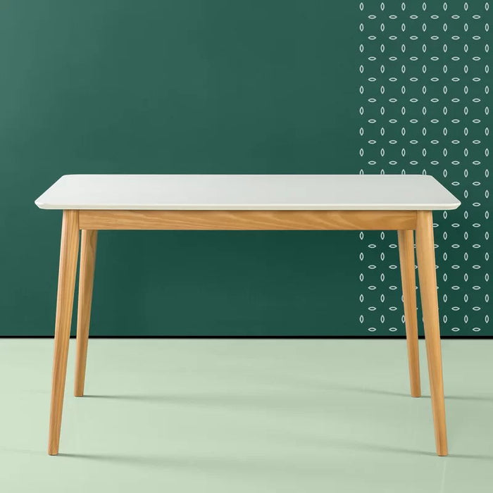 MC Modern Wood Dining Table - White