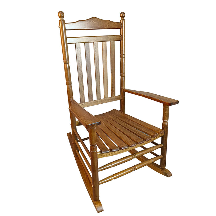 Balcony Porch Adult Rocking Wood Chair