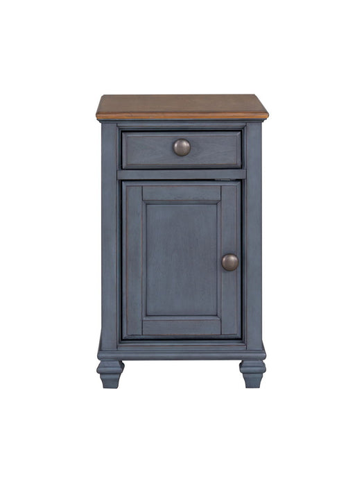 Americana - Chairside Table - Corduroy Blue