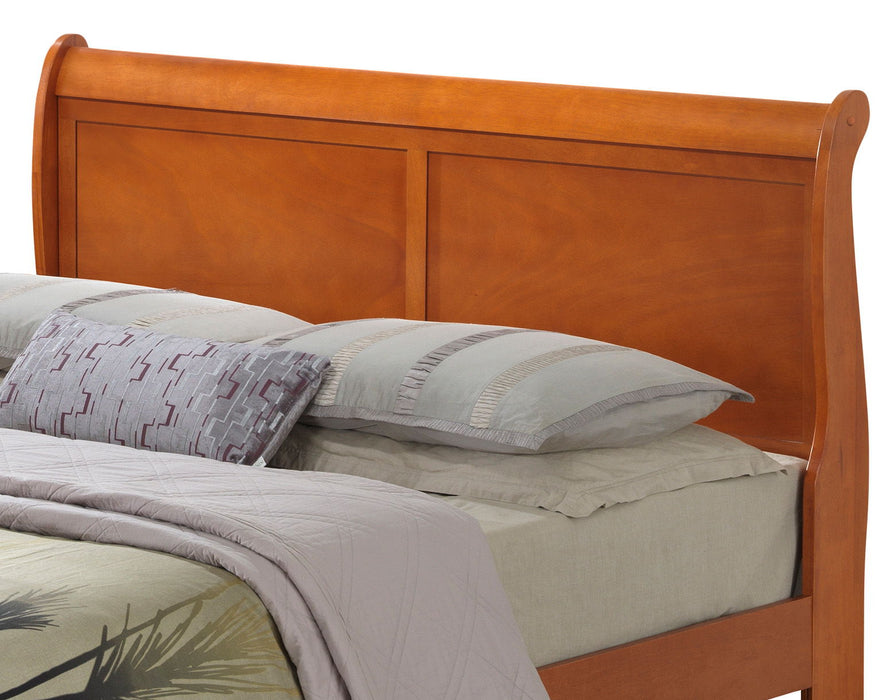 Panel Sleigh Bed