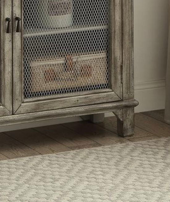 Vernon - Weathered Console Cabinet - Gray