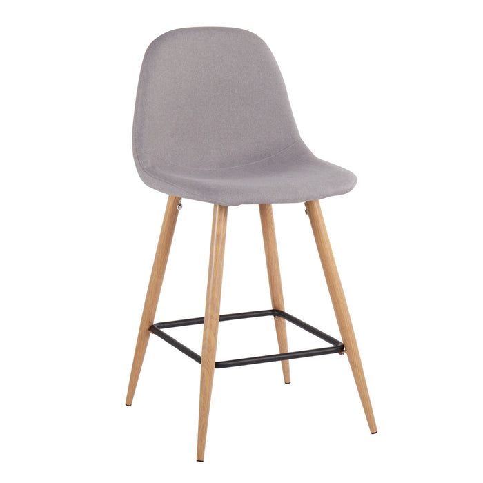 Pebble - Mid Century / Modern Counter Stool (Set of 2)