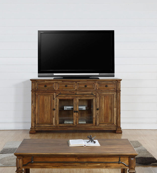 Bridgevine Home - Barclay 72" TV Stand Console - Rustic Acacia Finish