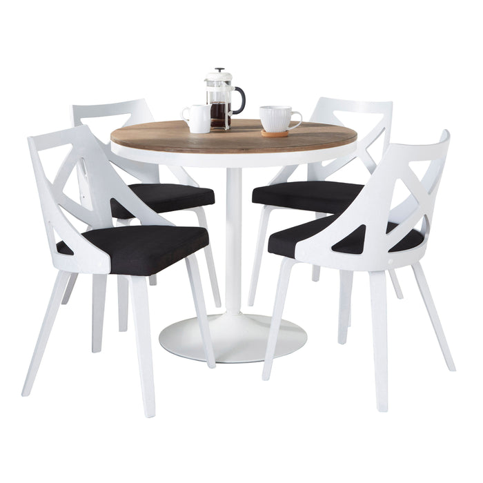 Dakota Charlotte - 5 Piece Contemporary Design Dining Set