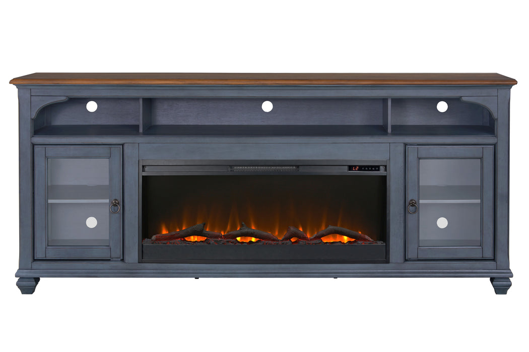 Americana - Fireplace TV Stand