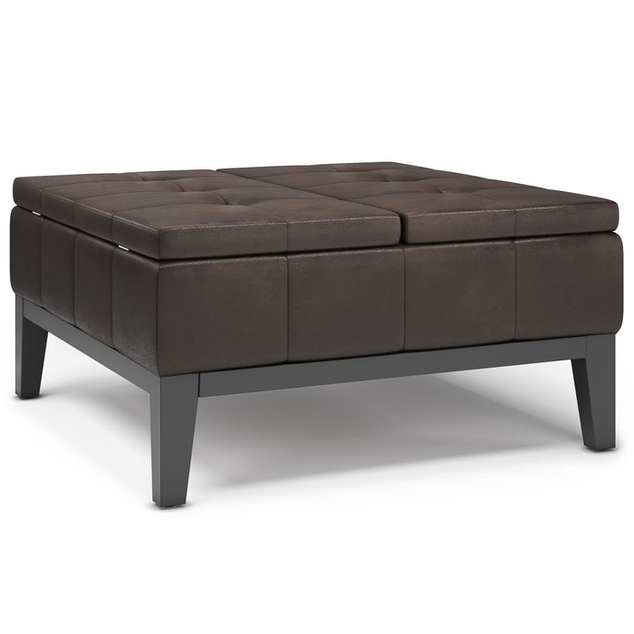 Dover - Square Coffee Table Storage Ottoman