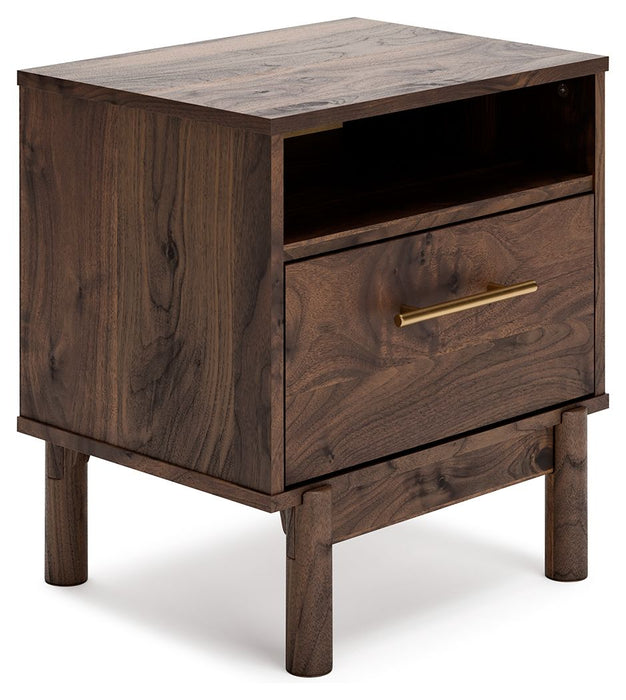 Calverson - Mocha - Uma Gaveta Night Stand - Médio