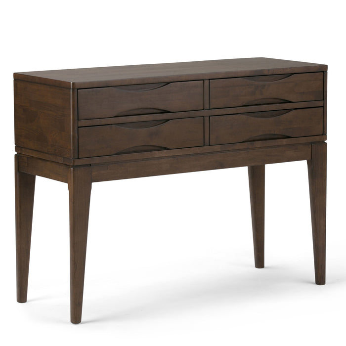 Harper - Hallway Console Table - Walnut Brown