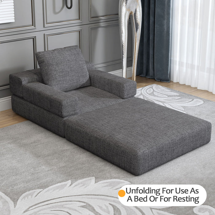 Single Sofa Chair That Converts To A Single Sofa Bed For Living Room, Guest Room, Playroom