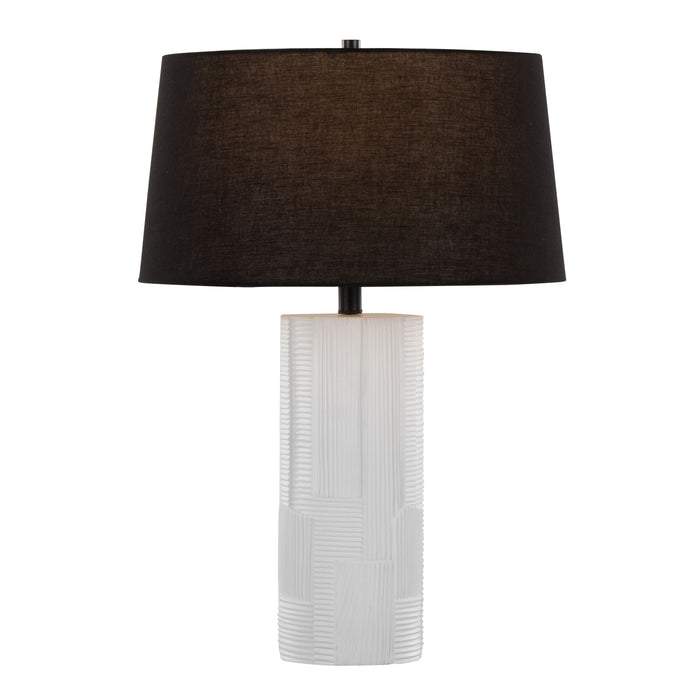 Petra - Contemporary Table Lamp (Set of 2) - Cream / Black