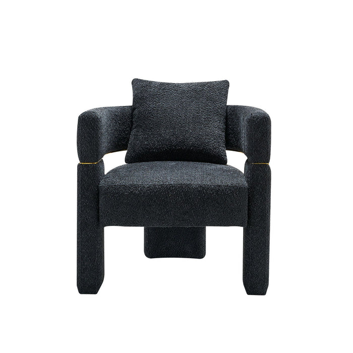 Boucle Upholstered Accent Chair